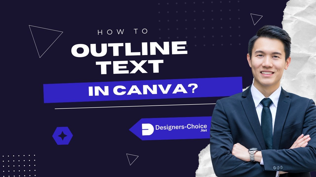 How To Outline Text In Canva?