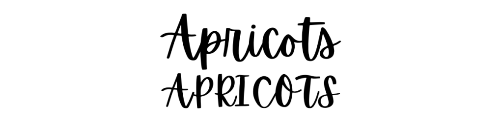 Apricots 