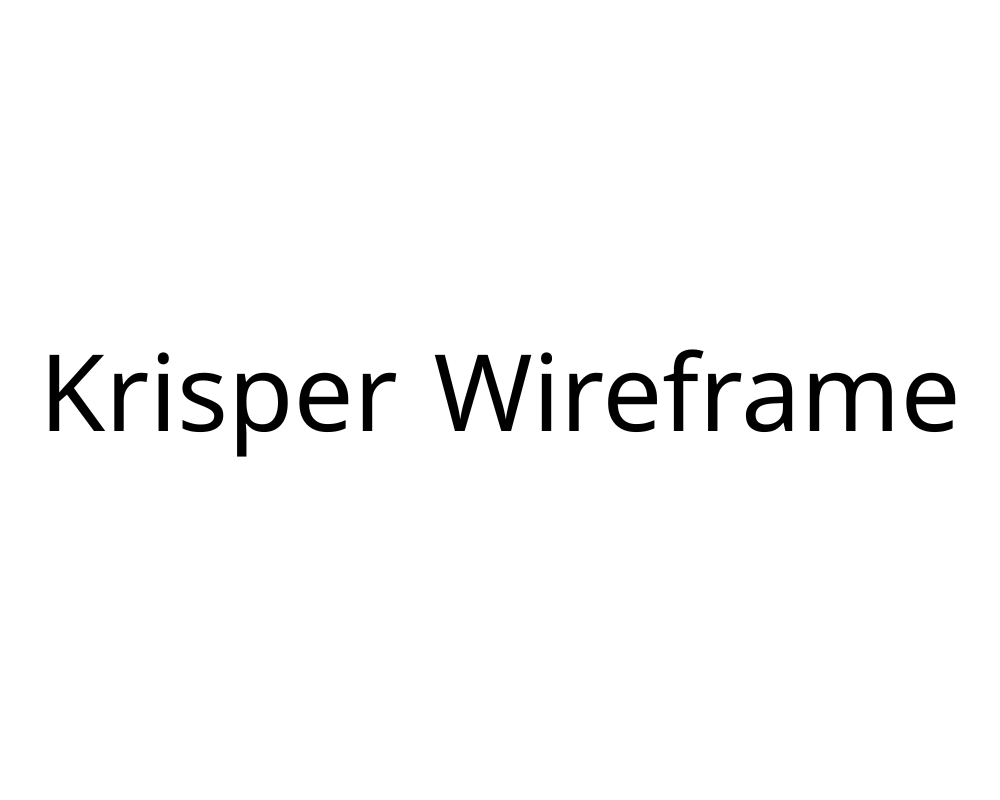 Krisper Wireframe