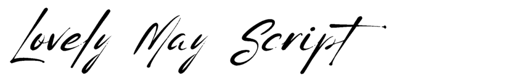Lovely May Script