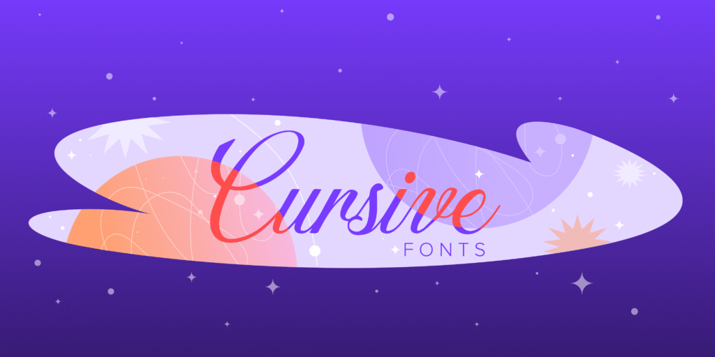 Project-Specific Cursive Font Recommendations