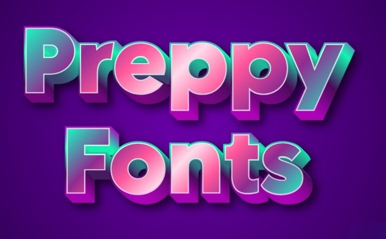 Best Preppy Fonts