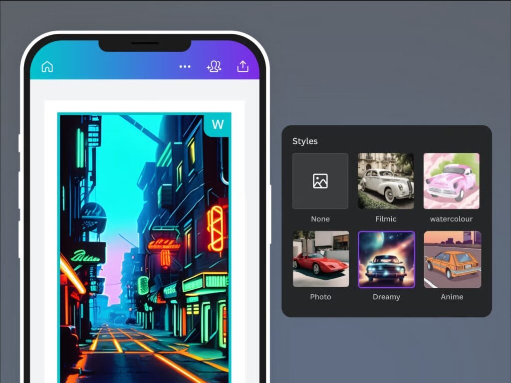 Canva Tip #73: AI Artwork