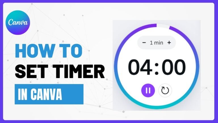 How to Put Timer in Canva: A Step-by-Step Guide – Designers – Choice