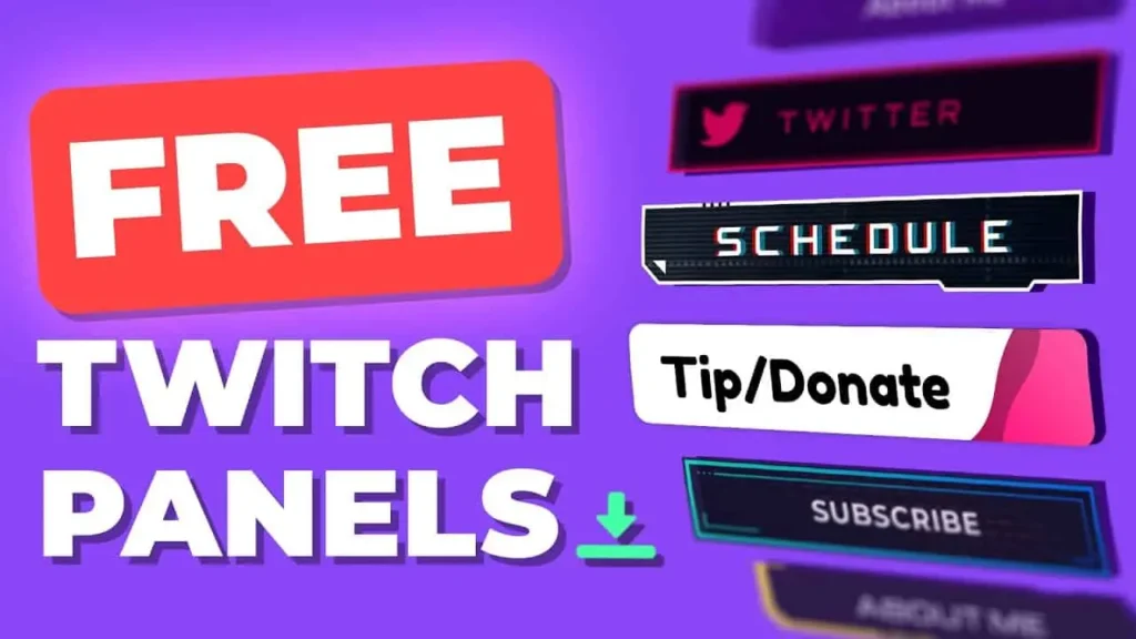 How to Customize Your Free Twitch Panels?