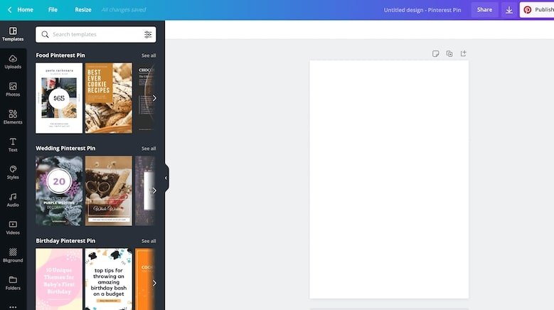 How to Customize A Pinterest Template in Canva?