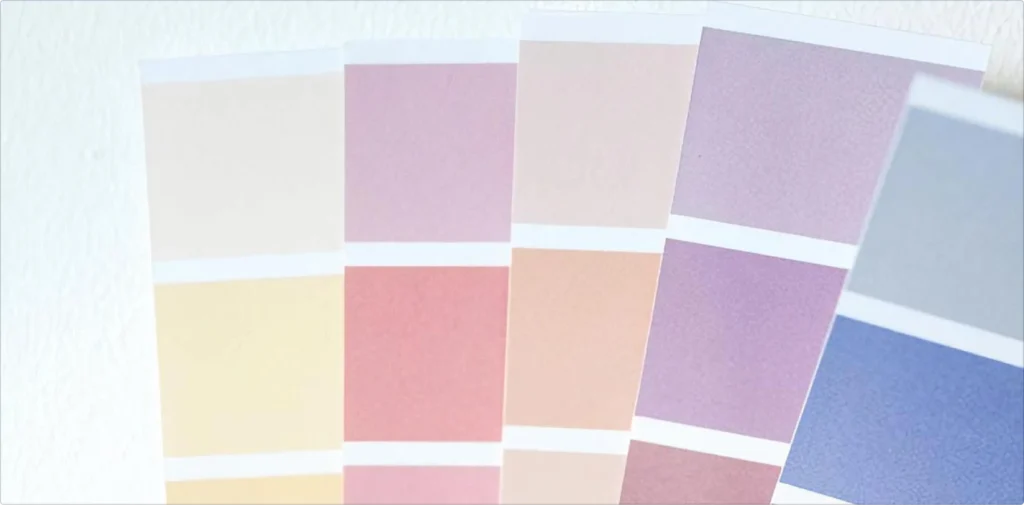 Aesthetic Palettes Using Pastel Color Codes