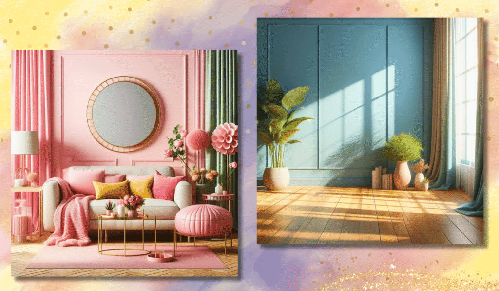 How to Include Feminine Colors in Interior Design?