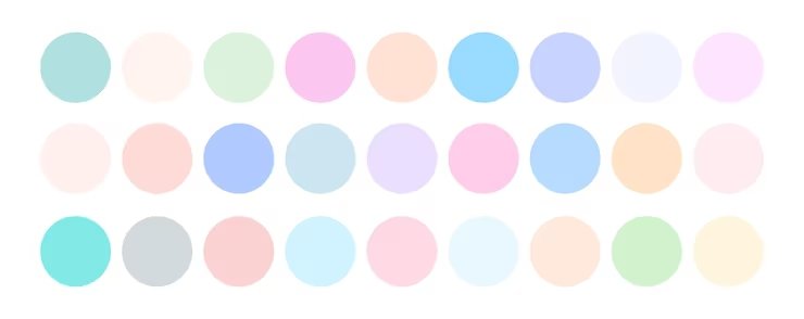 Popular Pastel Color Codes By Color Family
