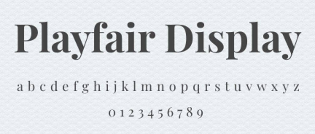 The Best Playfair Display Font Pairing Options