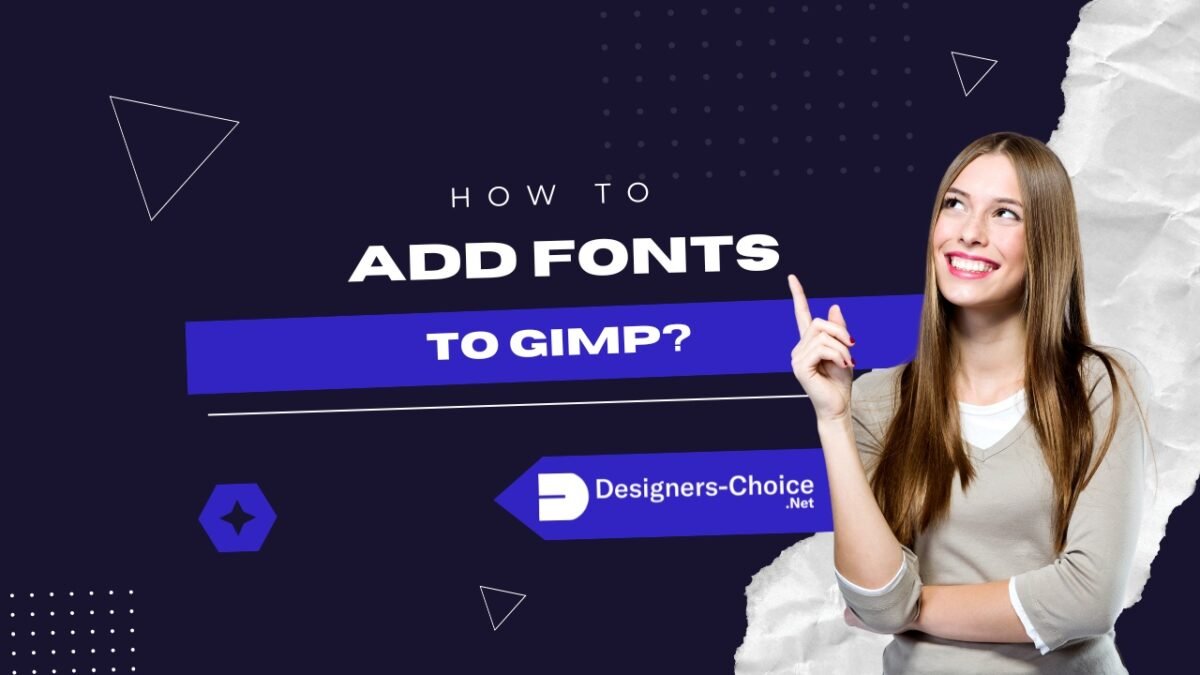 How to Add Fonts to GIMP?