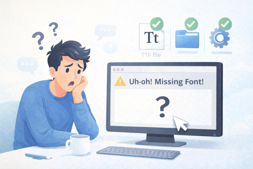 Troubleshooting: What to Do If Your Fonts Aren't Showing Up