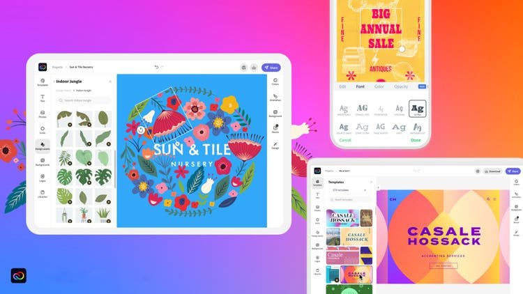 Adobe Express Adobe Creative Cloud integration
